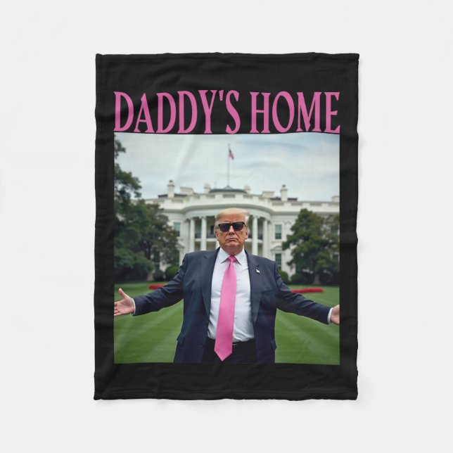 Couverture Polaire American Made Trump Merchandise - Daddy's Home Tru (Devant)