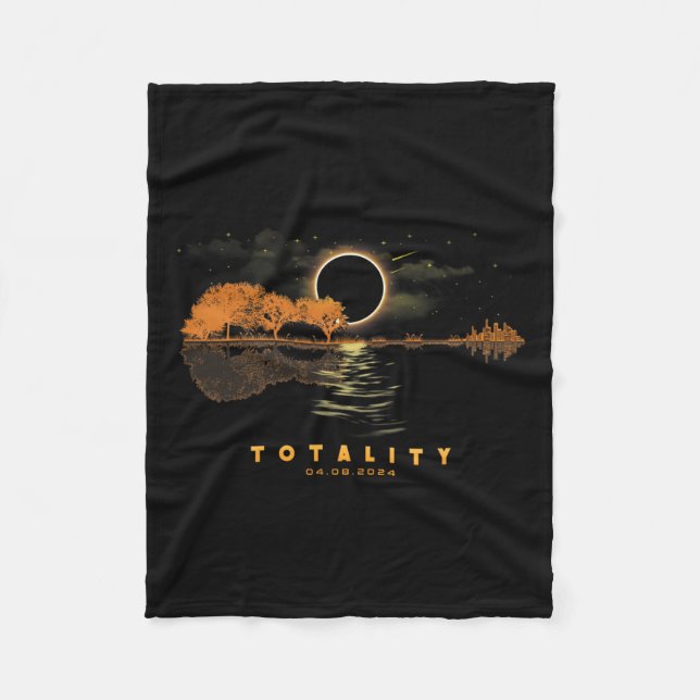 Couverture Polaire Amérique Totalité guitare 04 08 24 Total Éclip sol (Devant)