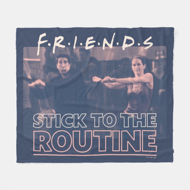 Couverture Polaire AMIS™ | Stick to the Routine (Devant (Horizontal))