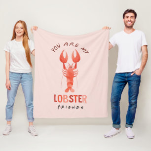 Couverture Polaire AMIS™   Vous êtes mon homard aquarelle graphique
