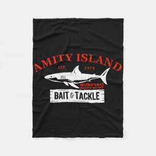 Couverture Polaire Amity Island Byit And Tackle Pêche Rétro 1