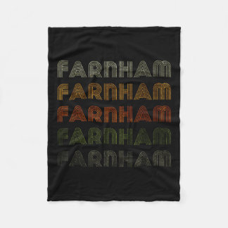 Couverture Polaire Amour Coeur Farnham Tee Grunge Style Vintage Noir