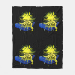 Couverture Polaire Amour dauphin