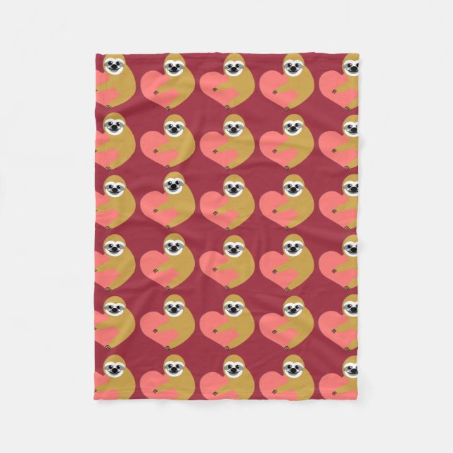 Couverture Polaire Amour de paresse (Devant)