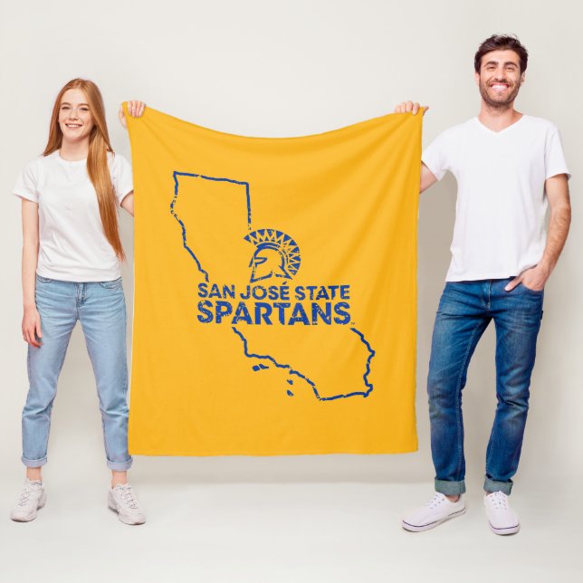 Couverture Polaire Amour de Spartans d'état de San Jose (En situation)