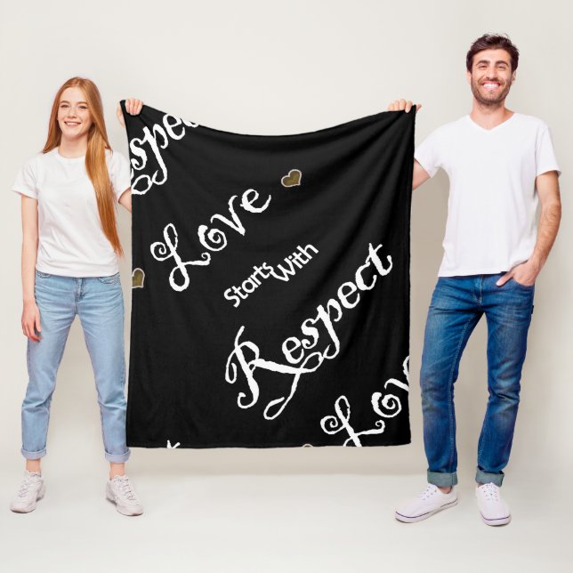 Couverture Polaire Amour Inspiré Et Respect Dire Citation (En situation)