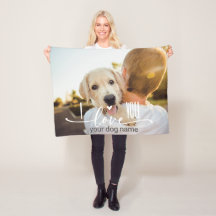 Amour personnalisé amusant Empreinte de patte Phot