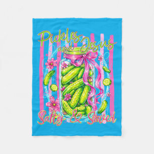 Couverture Polaire Amoureux de cornichons chrétiens Cornichons Jésus