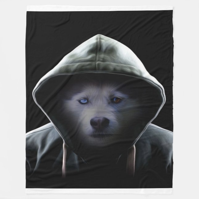 Couverture Polaire Amoureux de Husky Sweat - shirt à capuche Cool| Do (Devant)