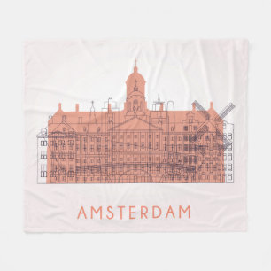 Couverture Polaire Amsterdam, horizon de Pays-Bas des points de