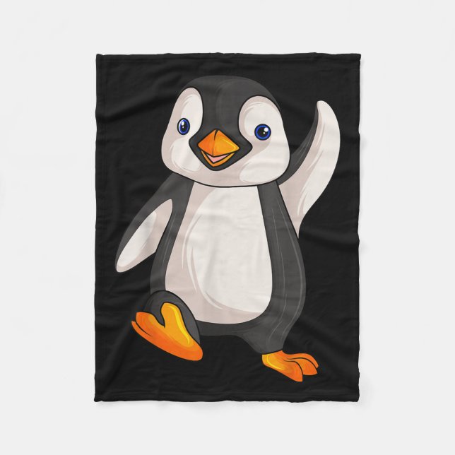 Couverture Polaire Amusant Penguin Vêtements S Uni-adultes Enfants B (Devant)