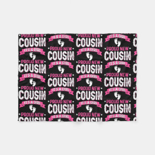 Couverture Polaire Amusante Famille Genre Révéler Fier Nouveau Cousin