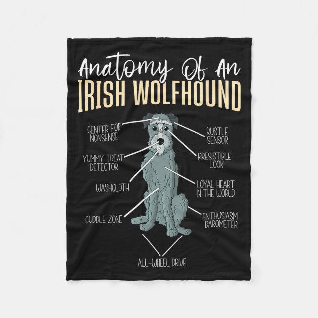 Couverture Polaire Anatomy Of An Irish Wolfhound  (Devant)