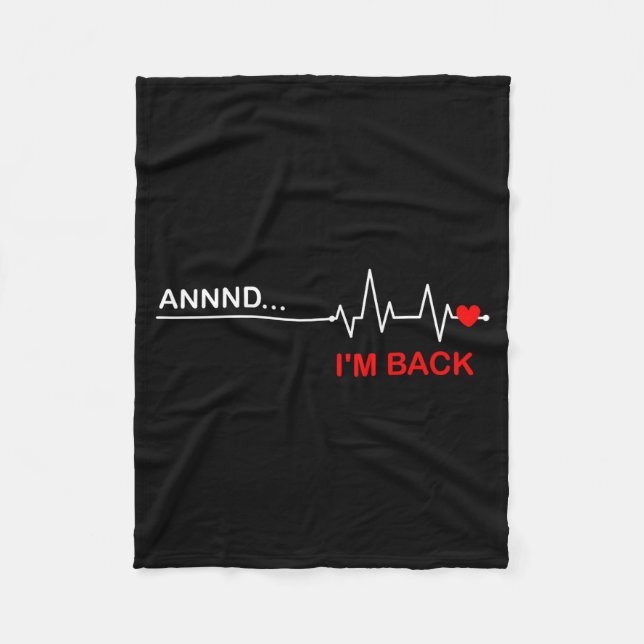 Couverture Polaire And… I'm Back Heart Warriors Heart Disease Awarene (Devant)