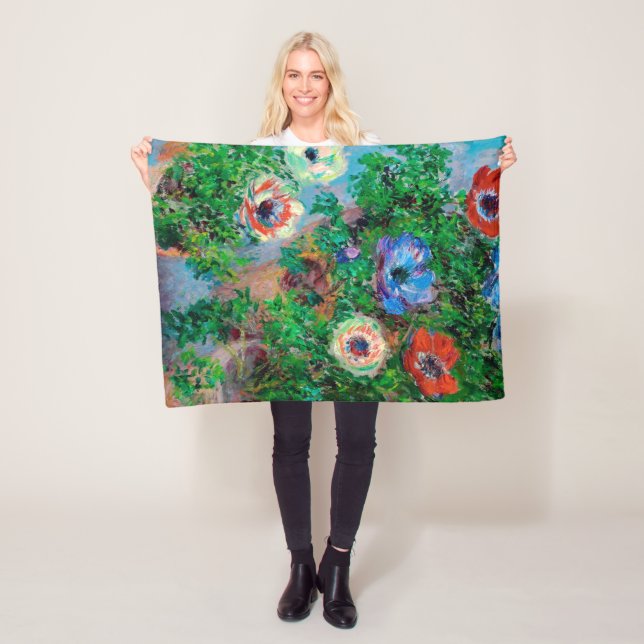 Couverture Polaire Anémone, Monet (En situation)
