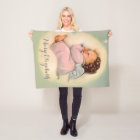 Ange de bébé dormant sur le nuage