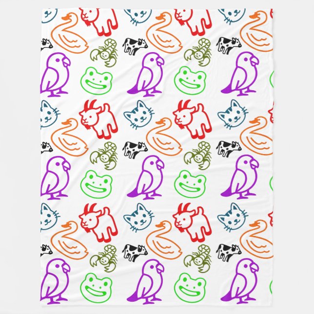 Couverture Polaire Animal Blanket (Devant)