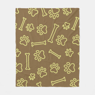 Couverture Polaire Animal de compagnie - Empreinte de patte de chat o