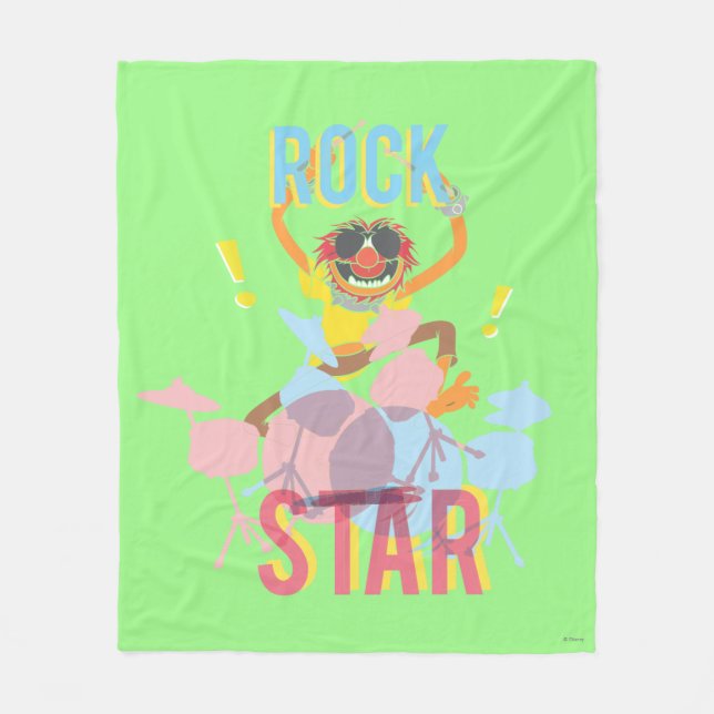 Couverture Polaire Animal - Rock Star (Devant)
