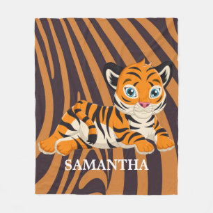 Couverture Polaire Animal sauvage Safari