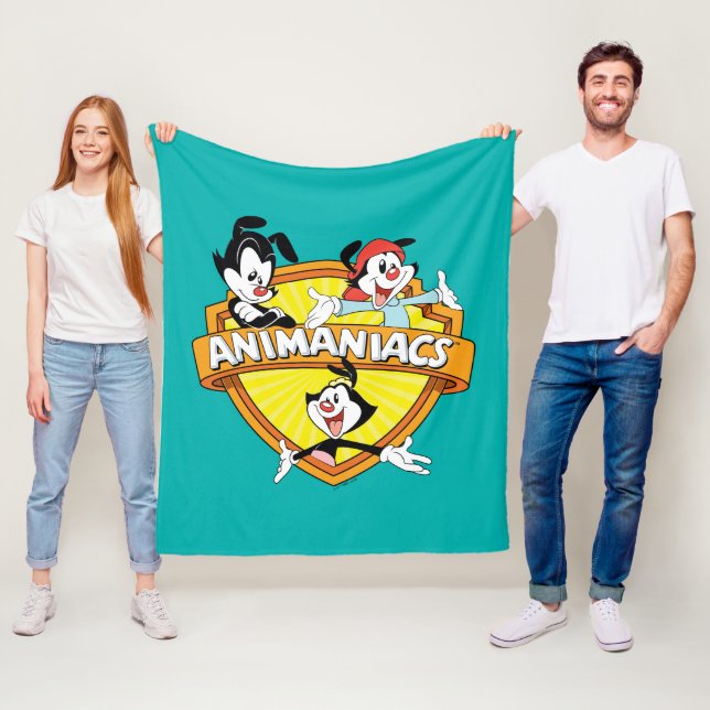 Couverture Polaire Animaniacs | Warner Brothers & Sister WB Shield (En situation)