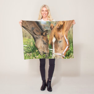 Couverture Polaire Animaux de bébés cutest Colt à cheval