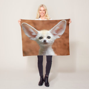 Couverture Polaire Animaux de bébés cutest   Fennec Fox Pup