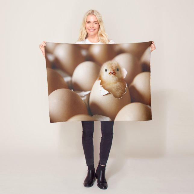 Couverture Polaire Animaux de bébés cutest | Nouveau bébé poussin (En situation)