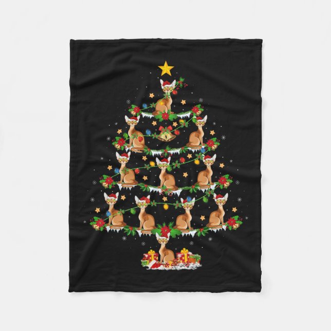 Couverture Polaire Animaux de compagnie Xmas éclat Père Noël A (Devant)