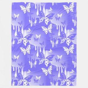 Couverture Polaire Animaux Nature - Bouffées Papillons de tatouage 2