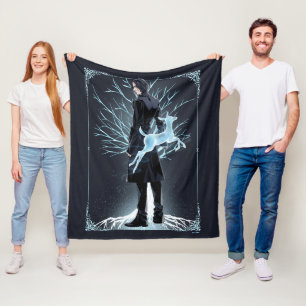 Couverture Polaire Anime du Patronus de Biche de Severus Snape