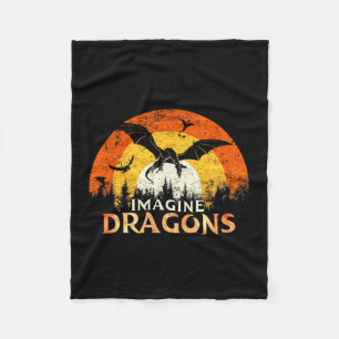 Couverture Polaire Anime Kawaii Imaginaire Mythique Dragons Imagine V