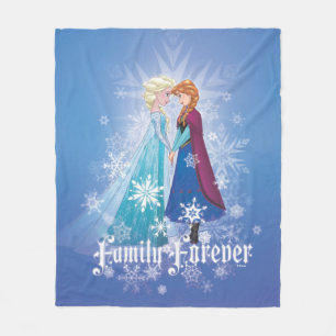 Couverture Polaire Anna et Elsa Ensemble pour toujours