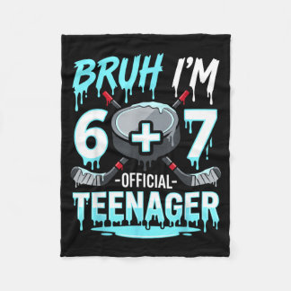 Couverture Polaire Anniversaire 13 Hockey Frère 6 Plus 7 Drip 13 Ans