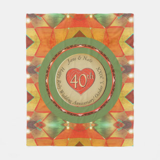 Couverture Polaire Anniversaire Blanche en polaire