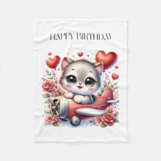 Couverture Polaire Anniversaire de Kitten Pilot