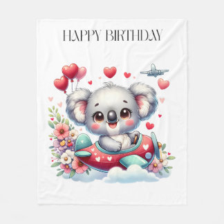 Couverture Polaire Anniversaire de Koala Pilote