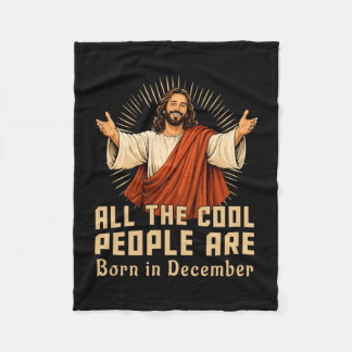 Couverture Polaire Anniversaire de personnes cool en décembre joyeux
