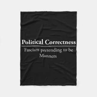 Couverture Polaire Anti-Correction Politique T Chemise Liberté d'expr