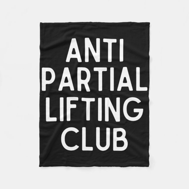 Couverture Polaire Anti Partial Lifting Club Gym Fitness Powerlifting (Devant)