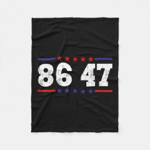 Couverture Polaire Anti Trump 86 47 Humour politique Rétro Vintage