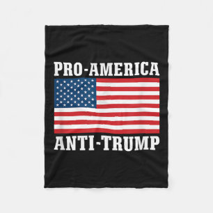 Couverture Polaire Anti-Trump pro-américain