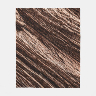 Couverture Polaire Antique brown obsolete wooden background. age-old,