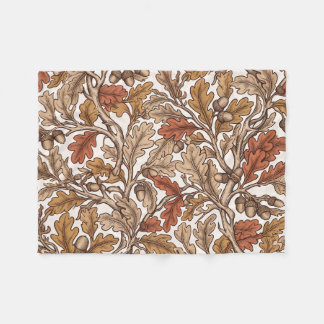 Couverture Polaire Antique Terracotta Chênes