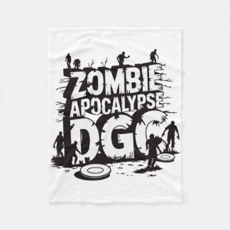 Couverture Polaire Apocalypse Zombie Dgc Drôle de Golf de Disque Amat