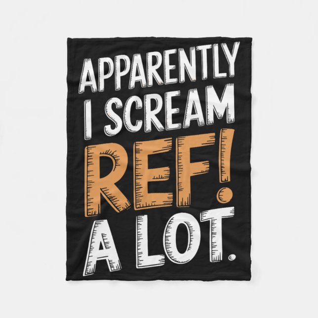 Couverture Polaire Apparently I Scream Ref A Lot Soccer Footbyll Spor (Devant)