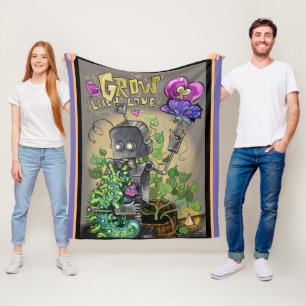 Couverture Polaire Apprendre l'amour Smooshie et Bloop