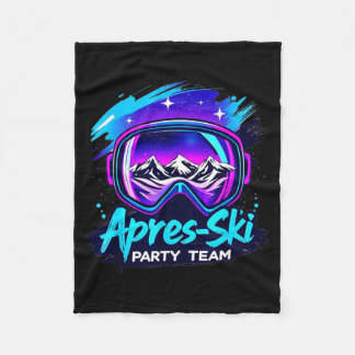 Couverture Polaire Apres ski party - winter night celebration Apres s