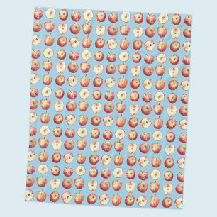Couverture Polaire Aquarelle Apple