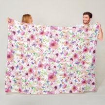 Aquarelle florale Blanche polaire